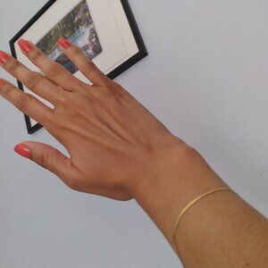 14 k yellow gold bracelet